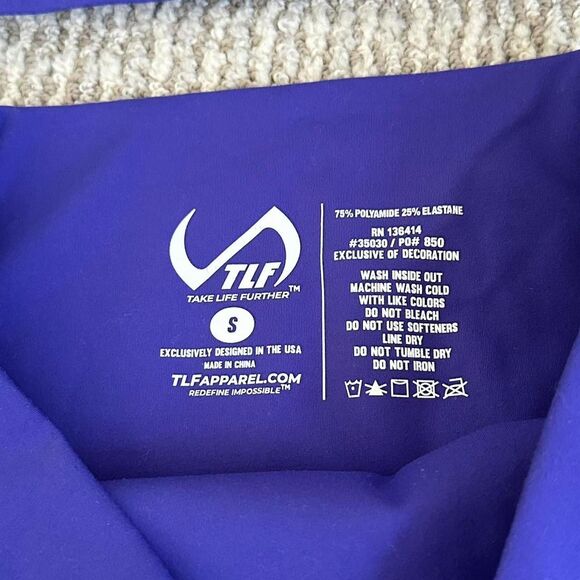 TLF workout matching seamless purple set size small - Picture 2 of 5